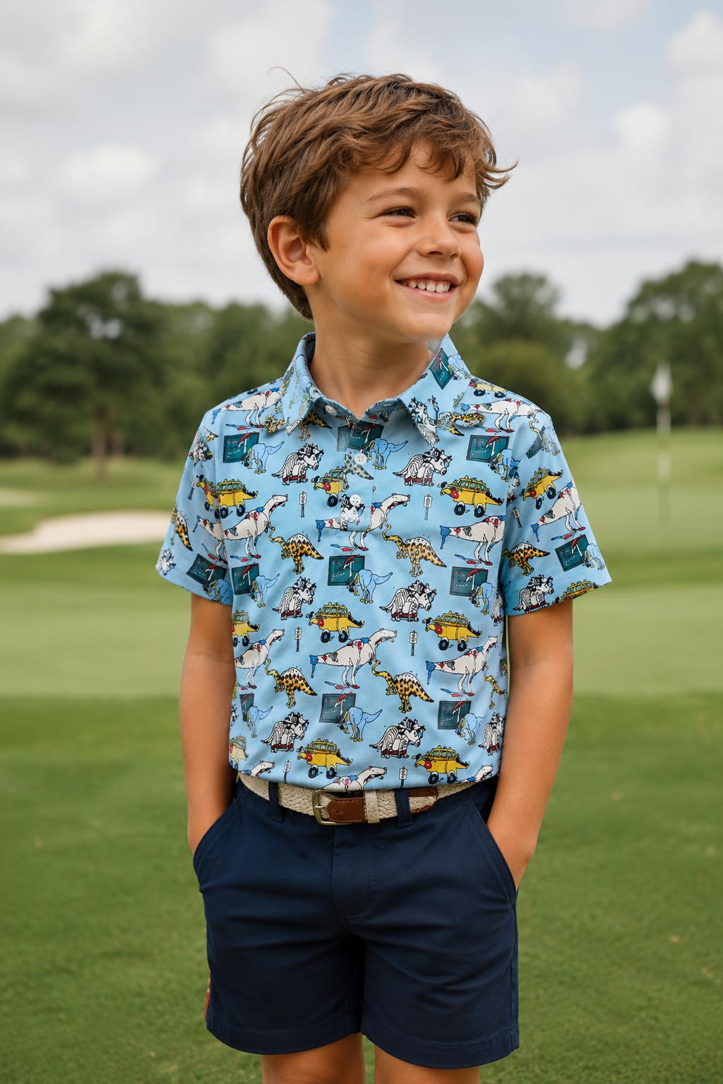 Boys Schoolyard Stomp S/S Polo