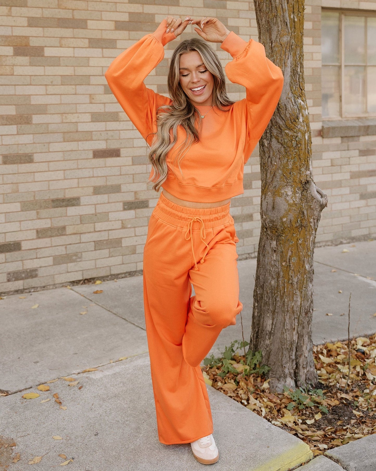 Miles Wide Leg Pants Set - Flamingo