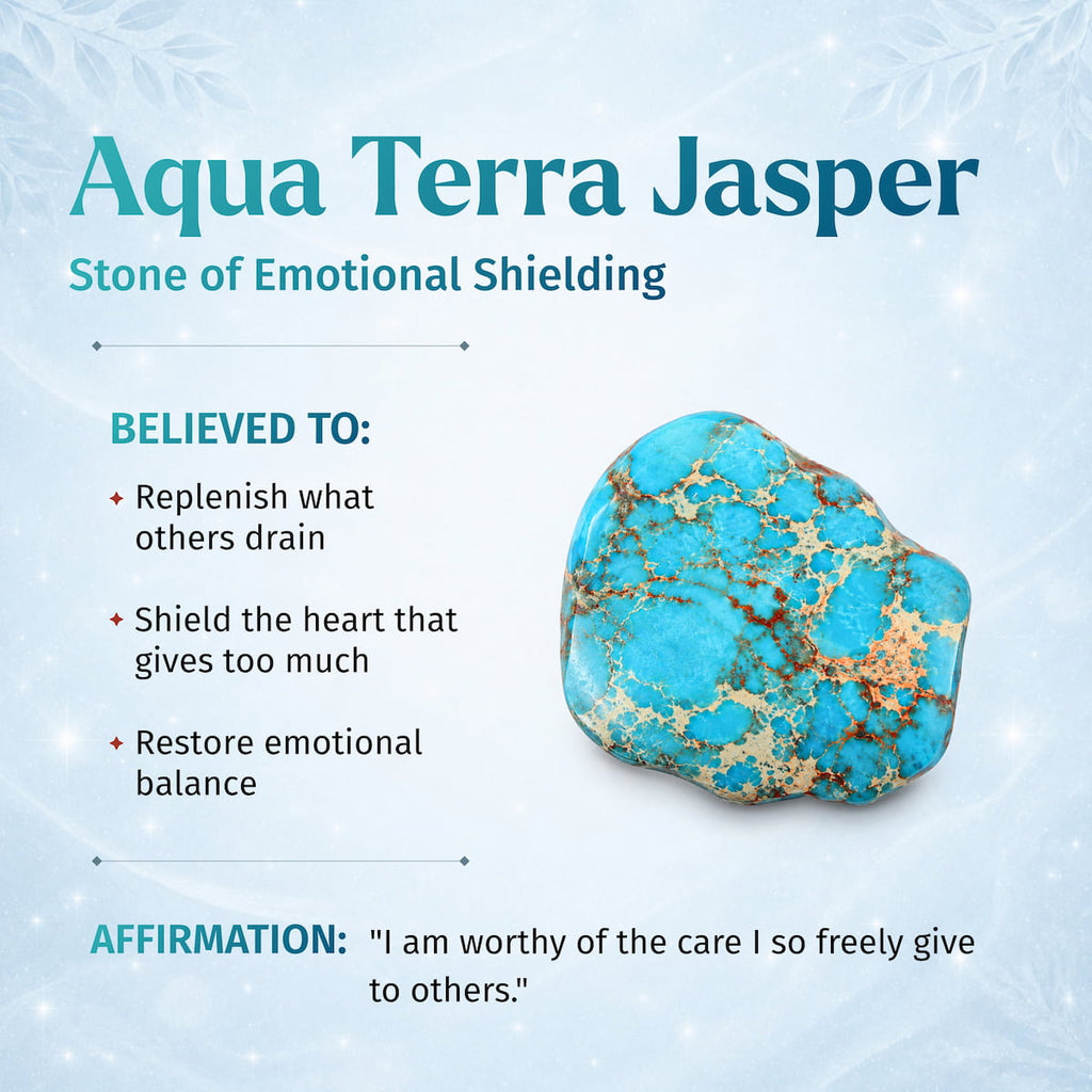 Empath’s Shield - Aqua Terra Jasper Bracelet