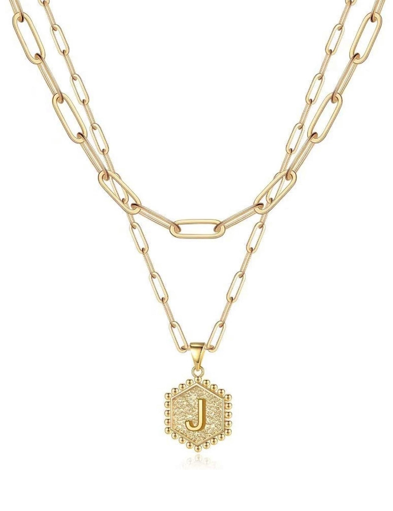 Beautiful Gold Layered Initial Necklaces (A-Z)