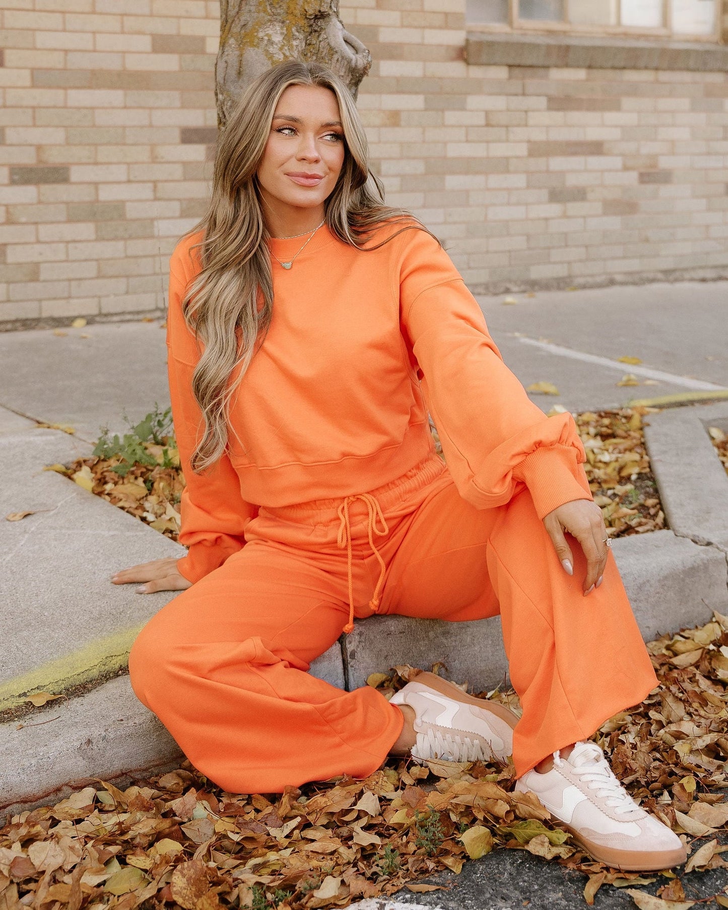 Miles Wide Leg Pants Set - Flamingo