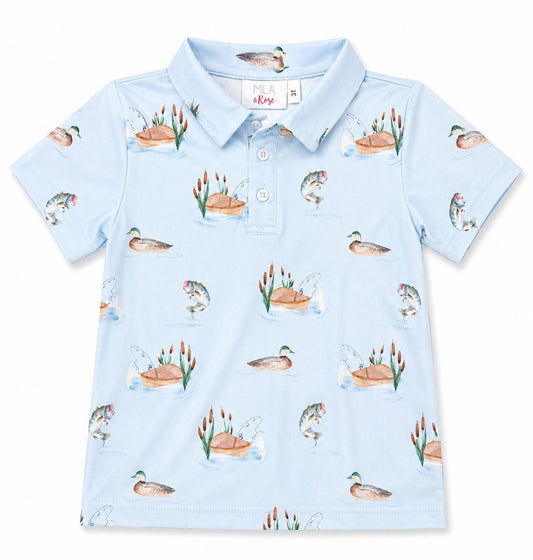 Boys Lake Day S/S Polo