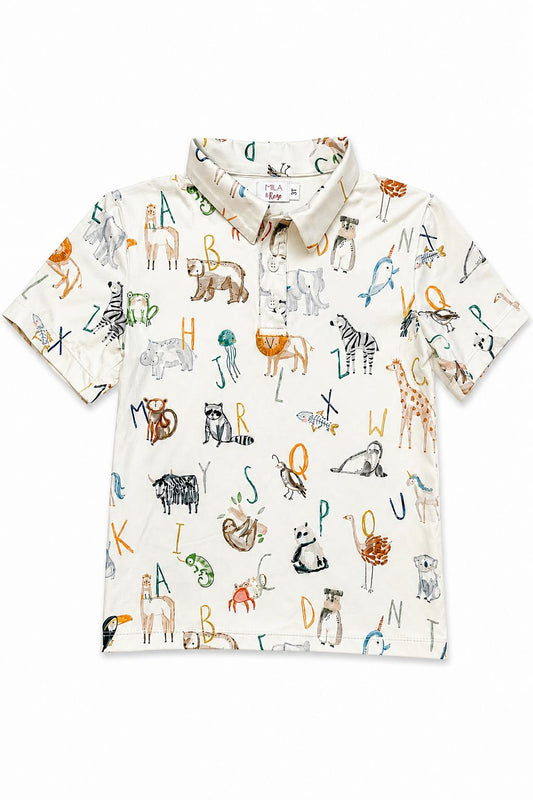 Boys ABC Adventure S/S Polo