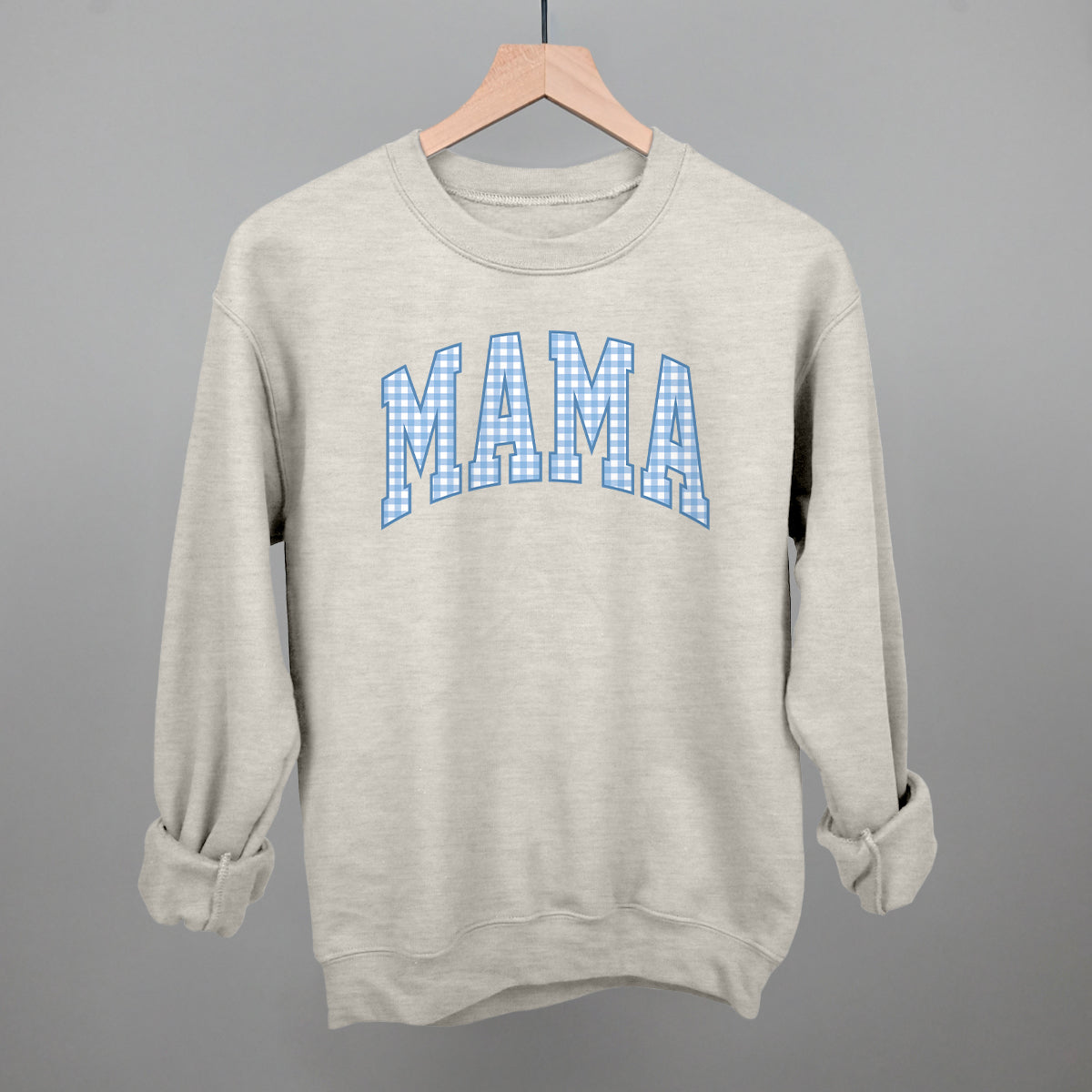 Mama Blue Gingham Arch