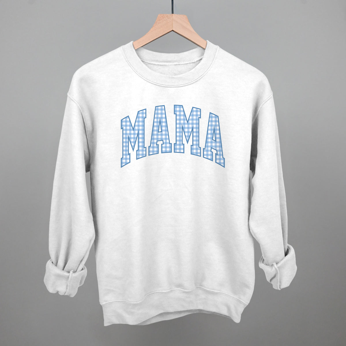 Mama Blue Gingham Arch