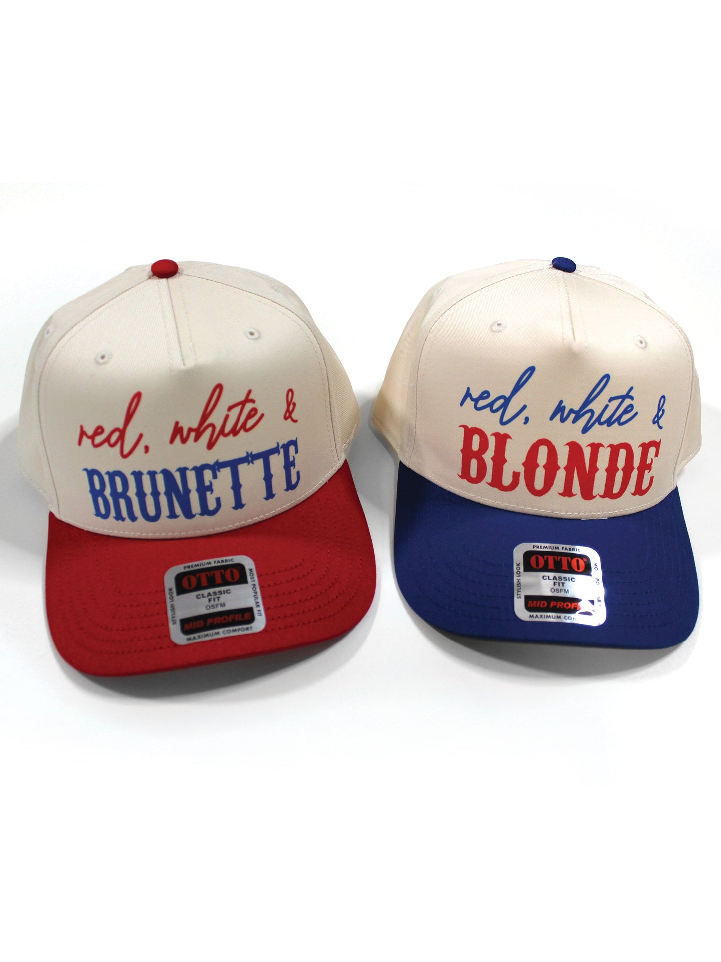 Red, White and Hair Color Snapback