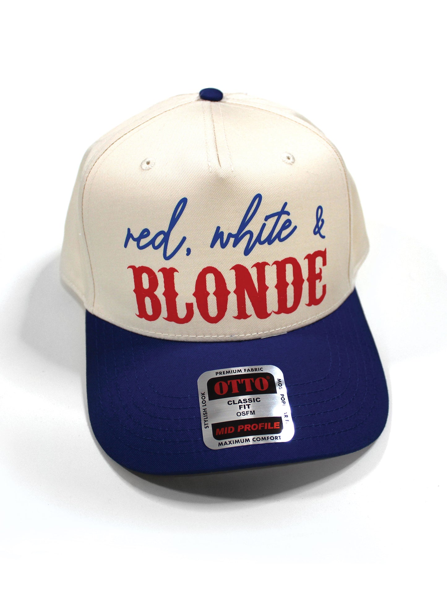 Red, White and Hair Color Snapback