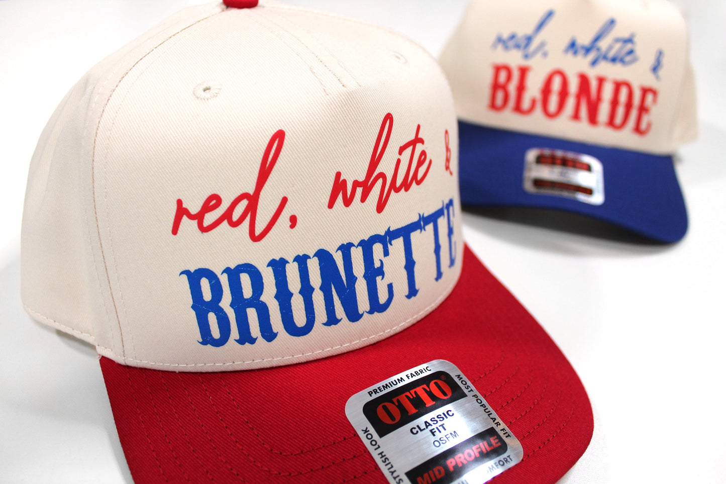 Red, White and Hair Color Snapback