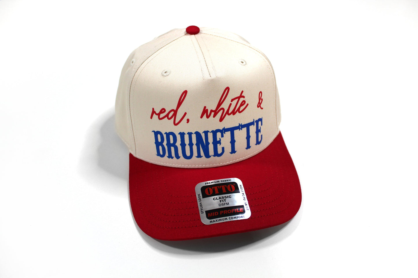 Red, White and Hair Color Snapback