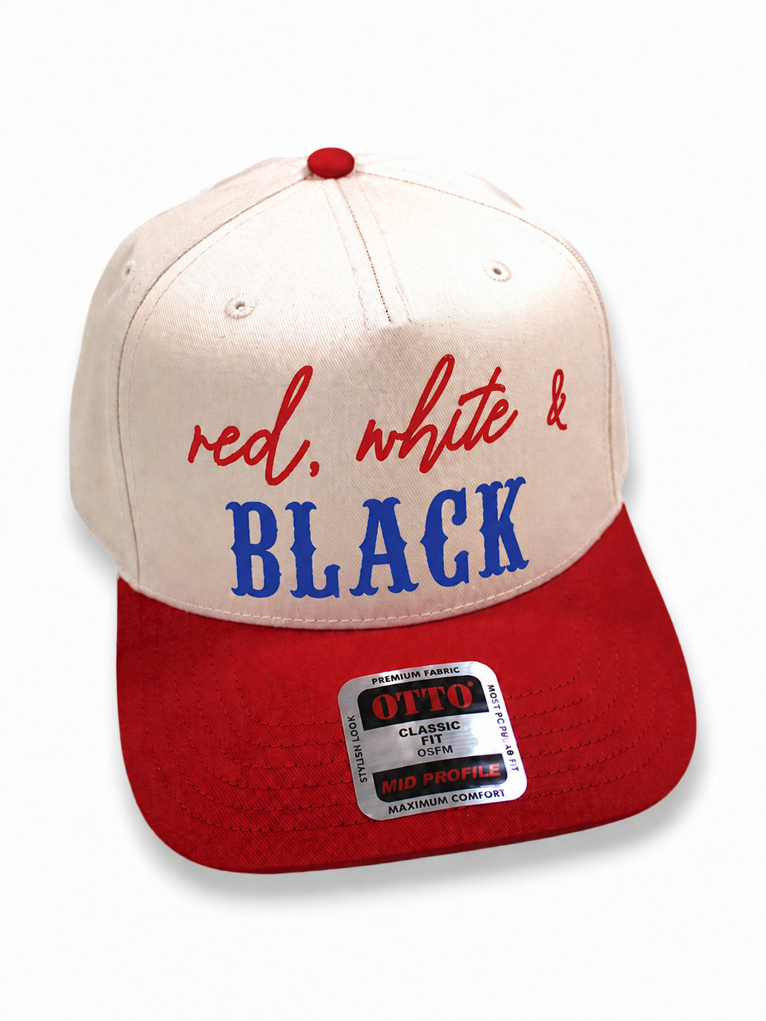 Red, White and Hair Color Snapback