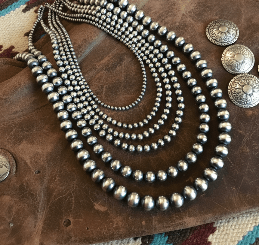 Sterling Silver Single Strand Beads - Any Length & Size!